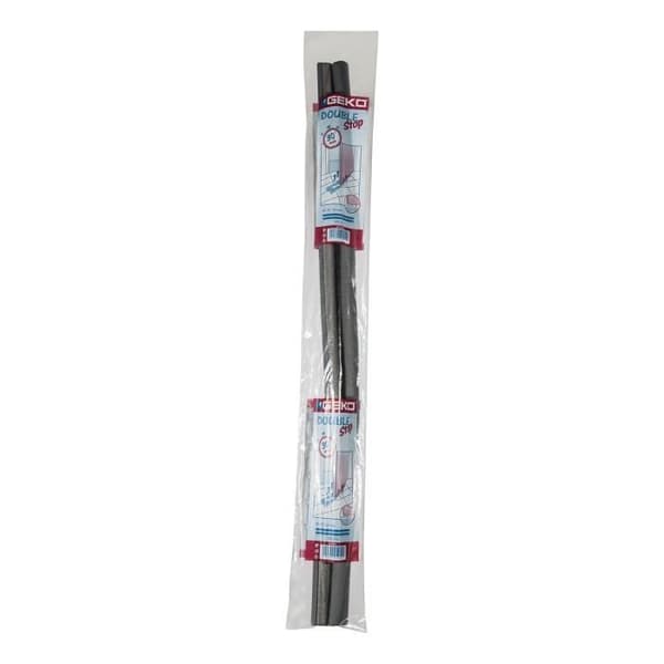 Dörrkarm - GEKO - Dubbel skumlist - 95 cm - Svart - Plast - Harts