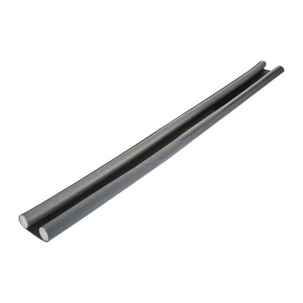 Dörrkarm - GEKO - Dubbel skumlist - 95 cm - Svart - Plast - Harts