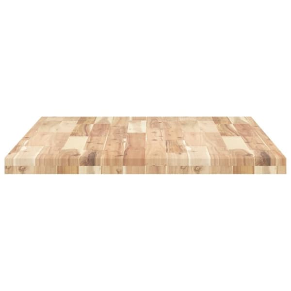 vidaXL skrivebordsplade 80x70x4 cm ubehandlet massivt akacietræ