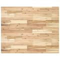 Miniatyrbilde 1 av 8: vidaXL Bordplate ubehandlet 100x80x4 cm heltre akasie