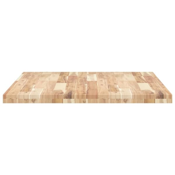 vidaXL Pöytälevy 100x80x4 cm käsittelemätön täysi akasiapuu