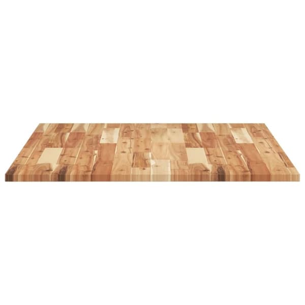 vidaXL Pöytälevy 100x80x2 cm öljytty täysi akasiapuu