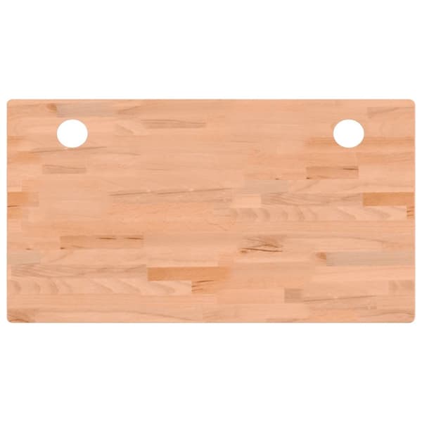 Bordsskiva 110x60x2,5 cm massivt bokträ