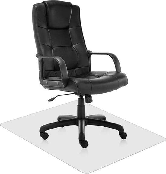 Elegant hvid polypropylengulvmåtte 70x100cm - Holdbar beskyttelse til designbevidste interiører