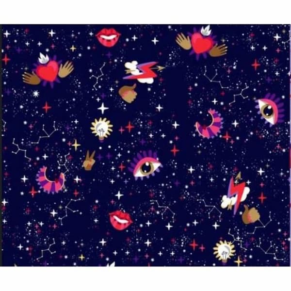 Bricka DKD Heminredning Lila PVC (48 x 38 x 7 cm)