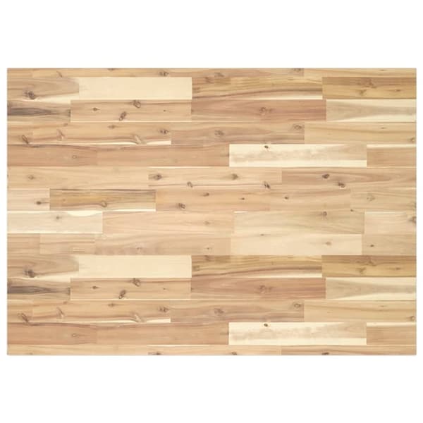 vidaXL skrivebordsplade 80x70x2 cm ubehandlet massivt akacietræ