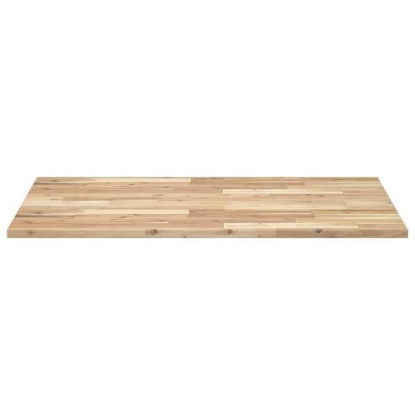 vidaXL Bordplate ubehandlet 80x70x2 cm heltre akasie