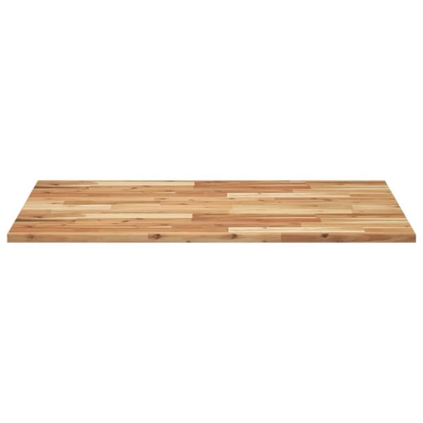 vidaXL Bordplate ubehandlet 80x70x2 cm heltre akasie
