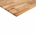 Miniatyrbilde 7 av 8: vidaXL Bordplate ubehandlet 80x70x2 cm heltre akasie