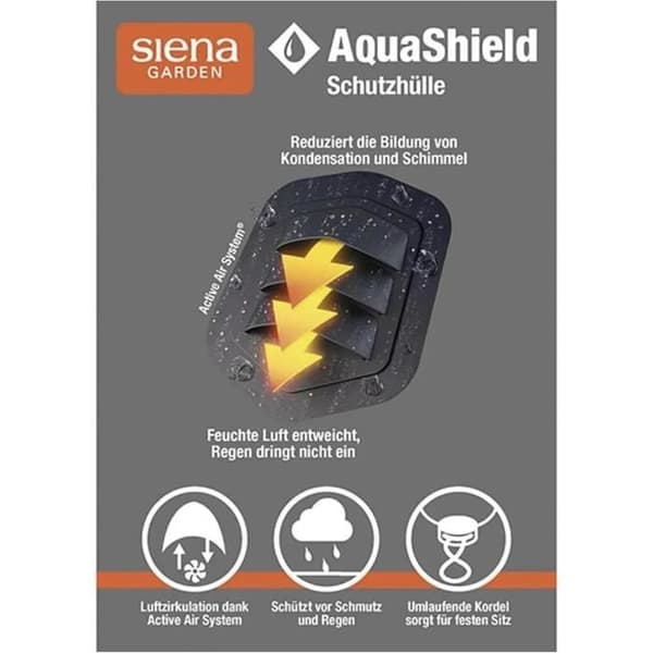 Siena Garden AquaShield Skyddshuva Grå