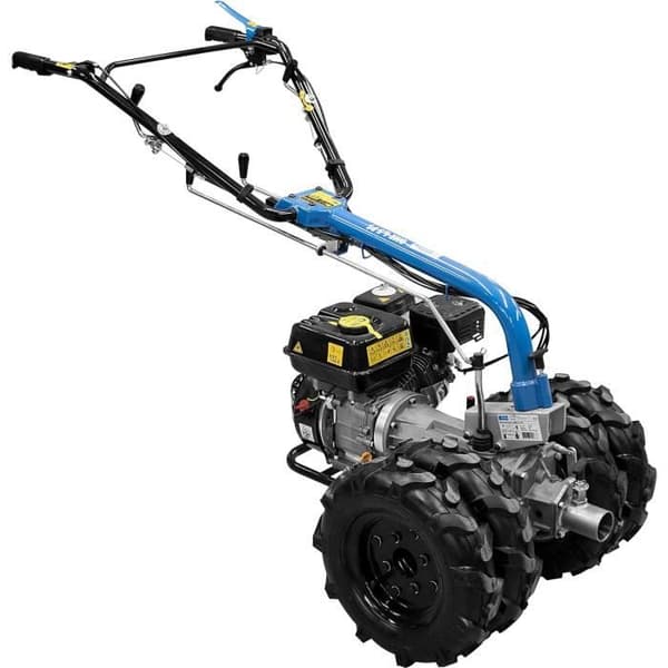 Dubbelhjul - Güde - 95182 - Blå - 41 x 41 x 16,5 cm - Adapter ingår