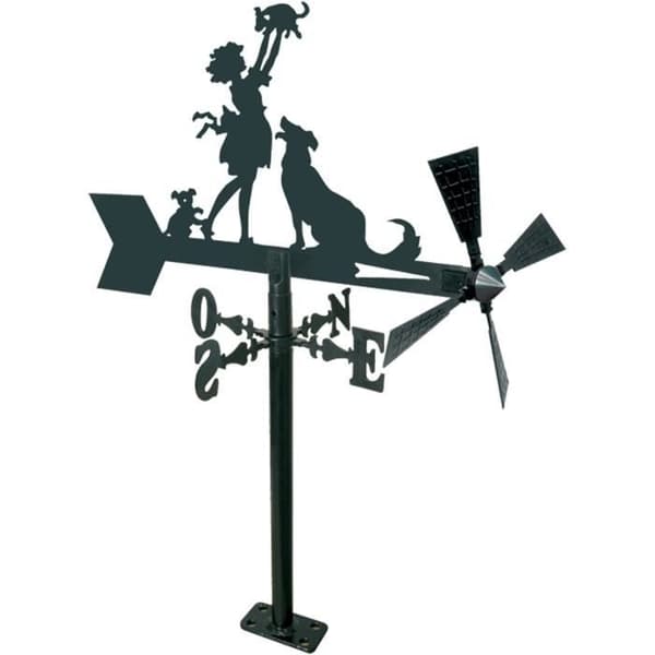 Trädgårdsvindflöjel - IMEX EL ZORRO - 11249 - Hund Flicka - 480 mm - Plastik