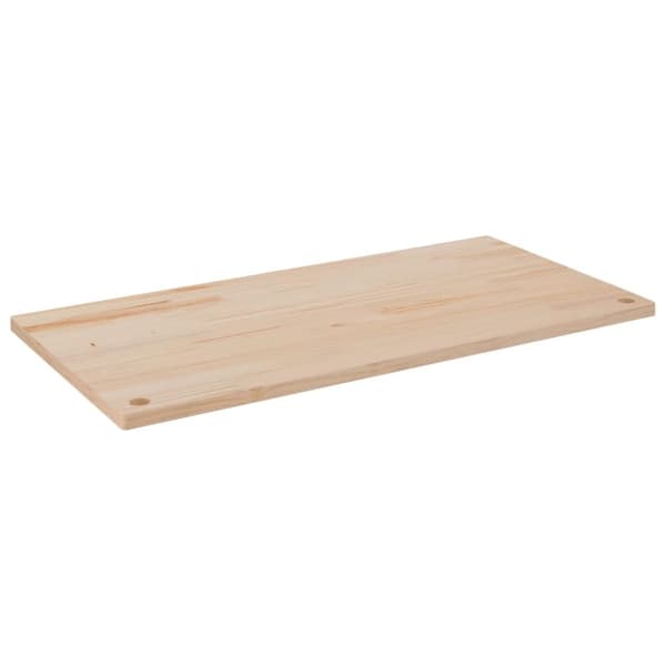 Skrivbordsskiva 110x60x2,5 cm massiv furu