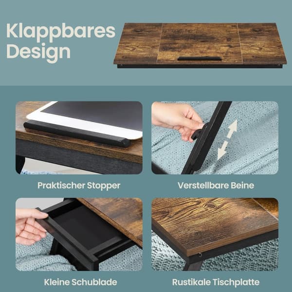 Laptop Stand - Højde -justerbar - Industriel stil