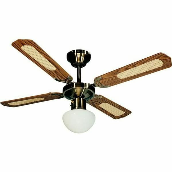 Loftsventilator med lys FARELEK BALI Ø107 cm