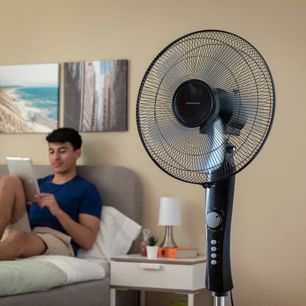 Fritstående ventilator InnovaGoods Breezinn Sort 45 W