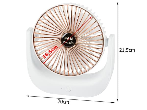 Modern mini Fläkt Bordfläkt Handhållen Battedriven Fläkt