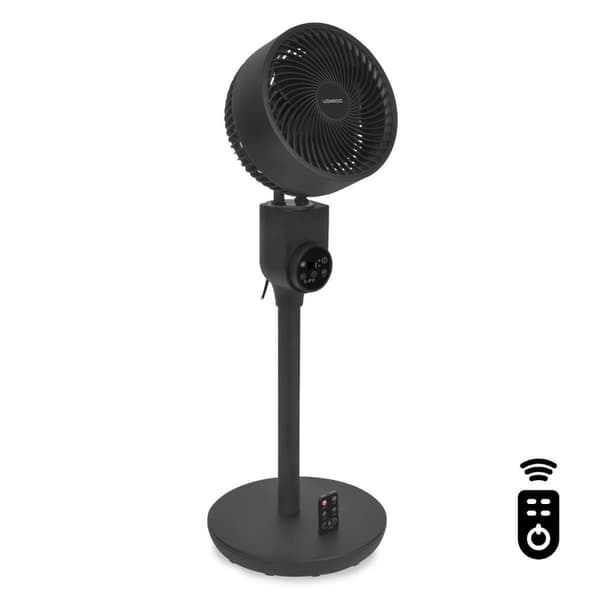 VONROC BREEZE Tårnventilator - lydsvag - 88cm - sort | Inkl. Fjernbetjening
