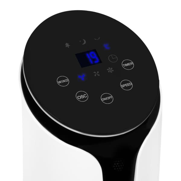 VONROC Ventilator - 86 cm -  luksus - 3 hastighedsindstillinger - hvid | Inkl. fjernbetjening