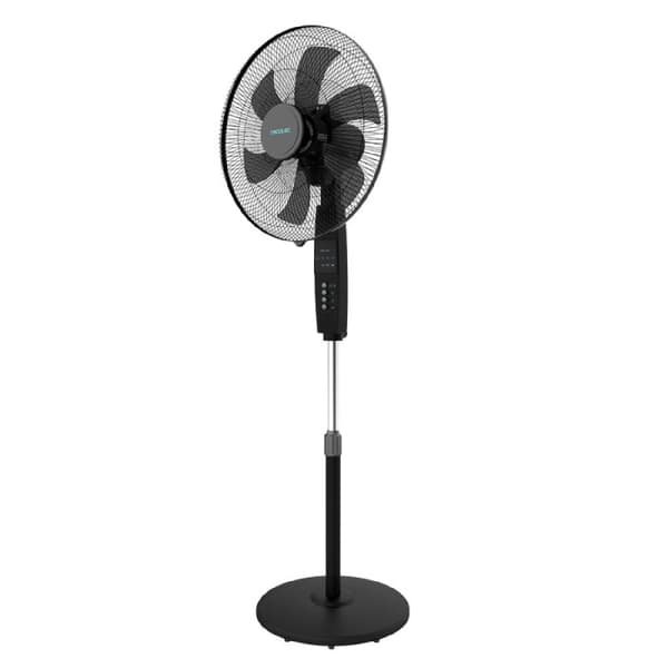 Cecotec 18“ stand fan (45 cm) with 6 blades, 60 W, copper motor and 3 speeds. 75º oscillation and adjustable height up to 20 cm. Timer, remote contro