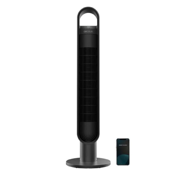 Cecotec 60 W and 40” tower fan with Wi-Fi control and ionising function.