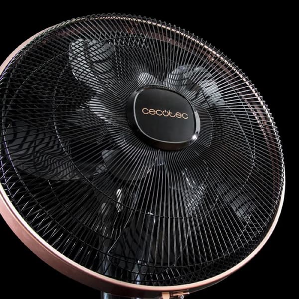 Cecotec 16" stand fan with 28 W and DC motor, 24 speeds, 3 modes, oscillation, quiet, height adjustable, 10 blades, and maximum safety.