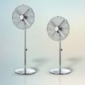 Miniatyrbild 5 av 5: Cecotec Stand fan with 50 W and chrome finish, 16 inches, 3 speeds, oscillation, silent, adjustable height, 4 blades and maximum safety.
