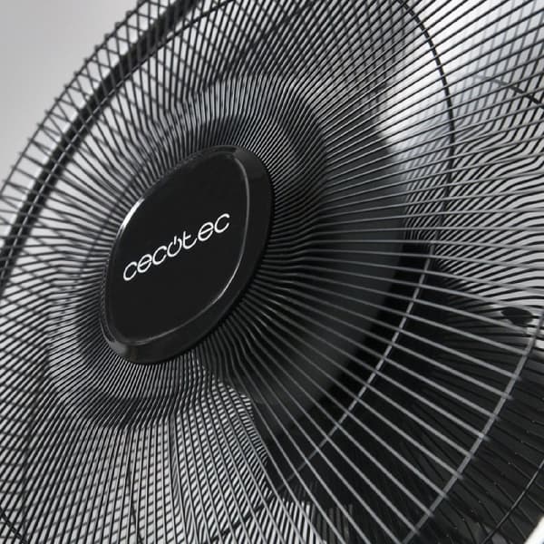 Cecotec 16" stand fan with 60W and timer, 3 speeds, oscillation, silent, adjustable height, 10 blades, and maximum safety.