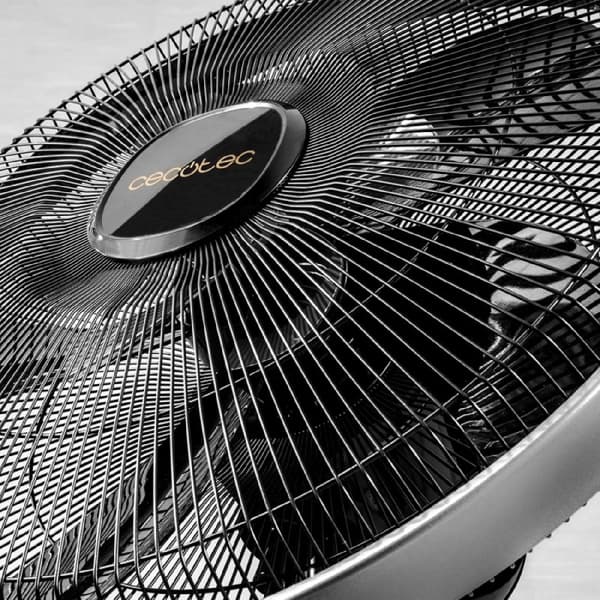 Cecotec 16" stand fan with 60 W copper motor and timer, 6 speeds, 3 modes, remote control, LED display, oscillation, silent, adjustable height, 10 bl