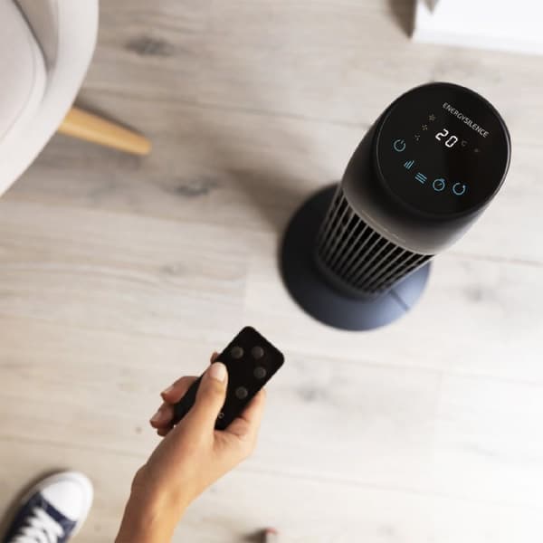 Cecotec 45-W and 33” tower fan with remote control and LED display.
