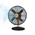 Miniatyrbild 1 av 5: Cecotec Table fan with 40 W and wood-colour finish, 12 inches, 3 speeds, oscillation, silent, adjustable height, 4 blades, and maximum safety.
