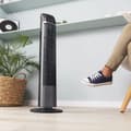 Miniatyrbild 2 av 5: Cecotec 45-W and 33” tower fan with remote control, LED indicator, 3 speed settings, oscillation function and 3 hour timer.