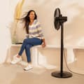 Miniatyrbild 2 av 5: Cecotec Stand and desktop fan with 55 W, copper motor, remote control, 3 modes and 3 speed settings, 7-hour times and oscillation function.