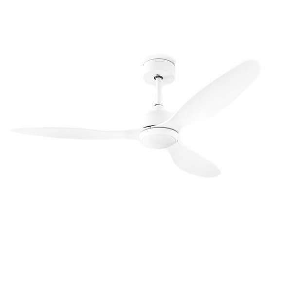 Takfläkt med LED-ljus och 3 ABS-blad Flaled InnovaGoods Vit 36 W
