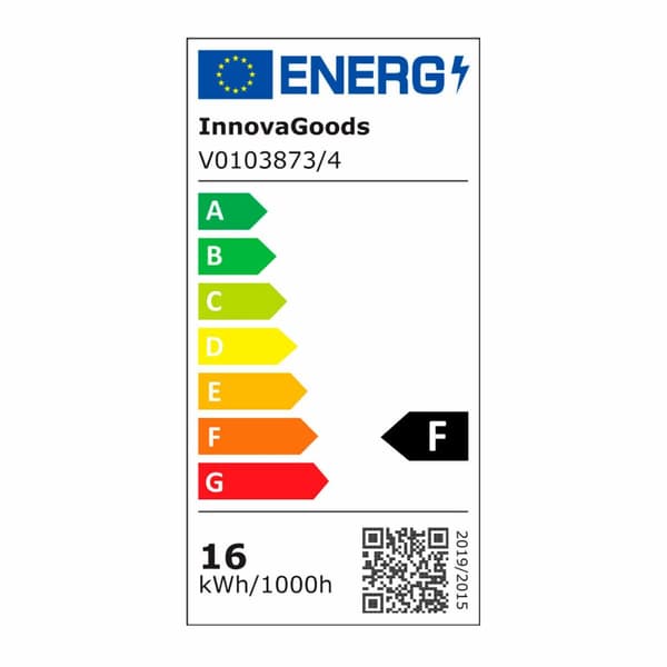 Takfläkt med LED-ljus och 3 ABS-blad Flaled InnovaGoods Vit 36 W