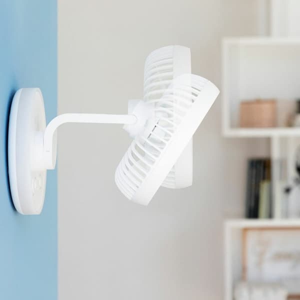 Laddningsbar Skrivbordsfläkt med LED FanLed InnovaGoods Ø6,6'' 4000 mAh