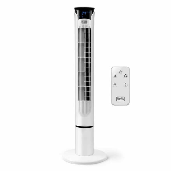 Bordsfläkt Black & Decker BXEFT49E Vit 45 W