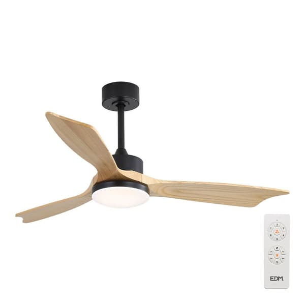 Loftsventilator med lys EDM 33821 Báltico 20 W 2190 Lm