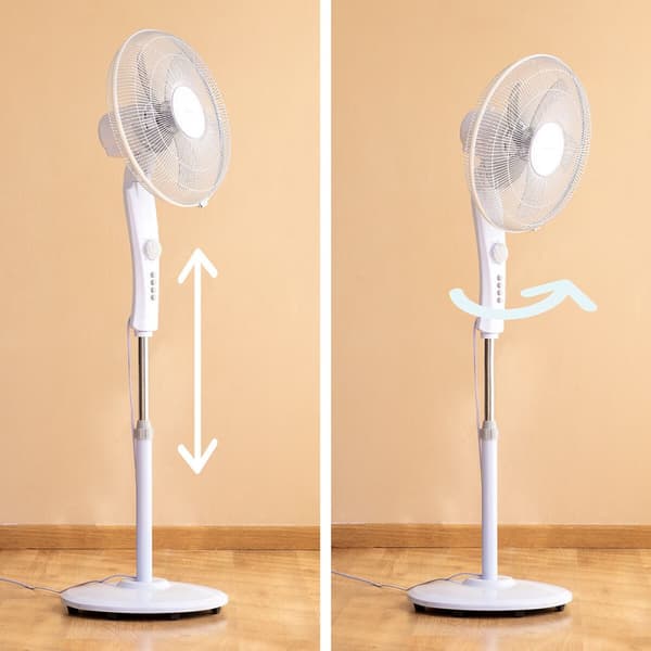 Fritstående ventilator InnovaGoods Freshinn Hvid 45 W