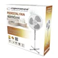 Miniatyrbillede 2 af 3: Fritstående ventilator Esperanza EHF001WE Hvid Grå 50 W