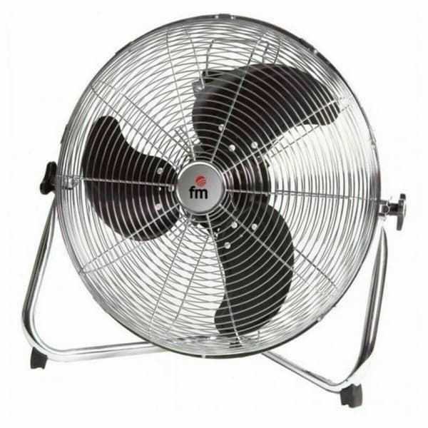 Lattiatuuletin Grupo FM F-50 Ø 50 cm 200W Metalli musta, Hopea
