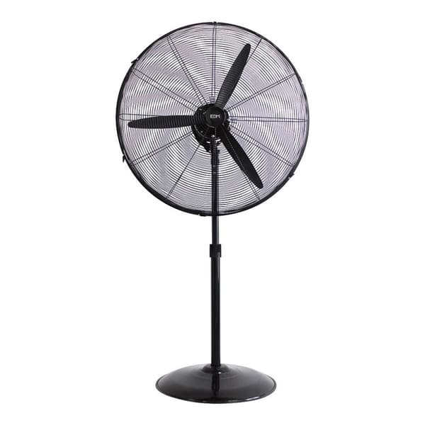 Stående Fläkt EDM industriell Svart 180 W