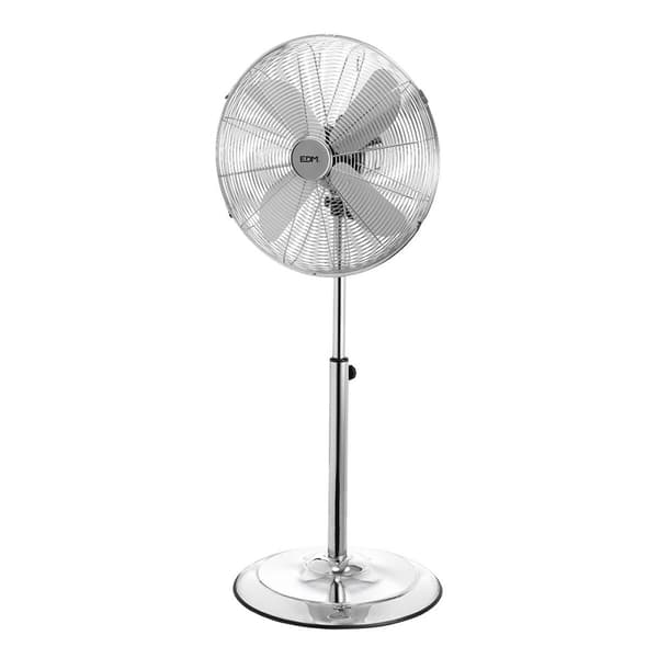 Fritstående ventilator EDM 33973 Sølvfarvet 60 W