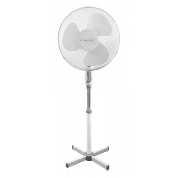 Fritstående ventilator Esperanza EHF001WW Hvid 50 W