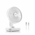 Miniatyrbild 10 av 11: Laddningsbar Skrivbordsfläkt Fanrec InnovaGoods Ø5,4'' 3600 mAh / 13,3 W