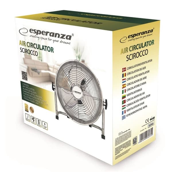 Bordsfläkt Esperanza EHF005 Krom 50 W