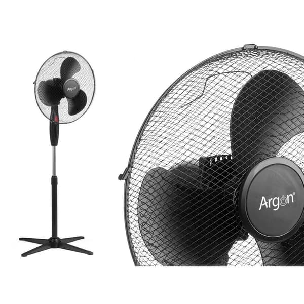 Stående Fläkt Argon FS-40B-B Svart 45 W 43 x 60 x 102 cm