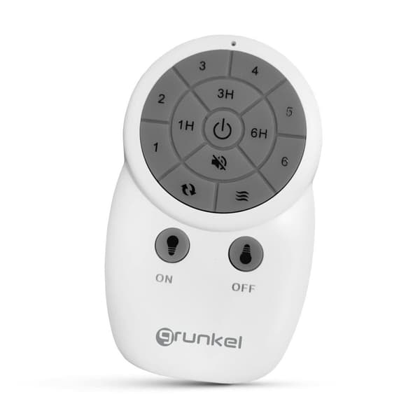Loftsventilator med lys Grunkel Hvid 24 W