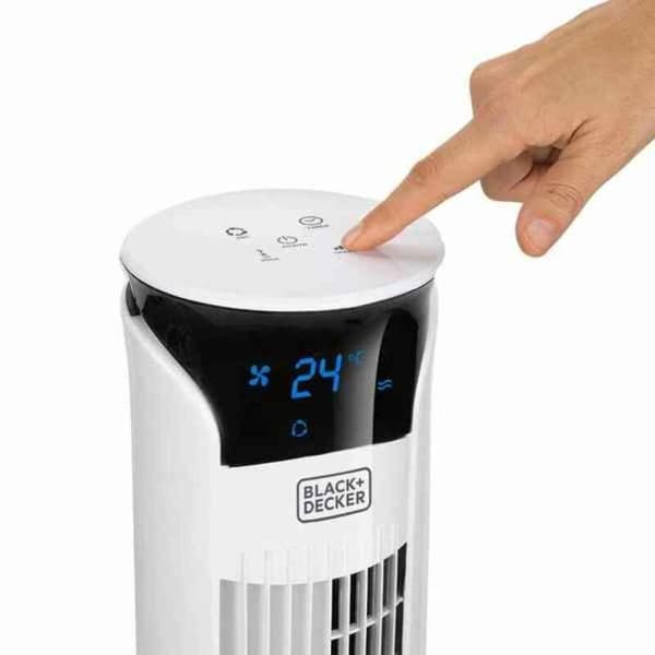 Fläkttorn Black & Decker BXEFT48E Vit 45 W 82,5 cm