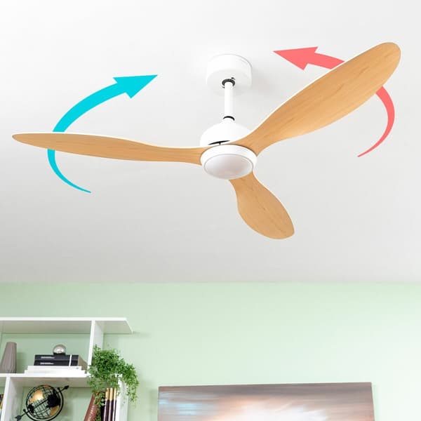 Takvifte med LED lys og 3 blader av ABS- plast Wuled InnovaGoods Tre 36 W 52" Ø132 cm